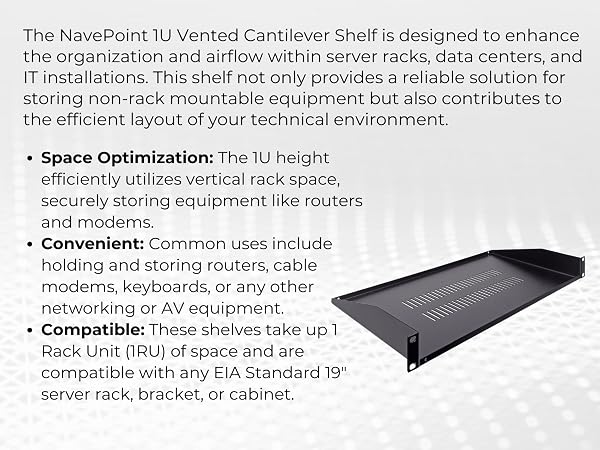 NavePoint Cantilever Shelves
