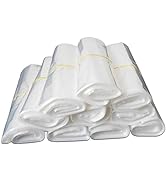 PABCK 100 Pieces Clear Heat Shrink Wrap POF 0.8mil Thickness Heat Shrinkable Bags for Packaging C...