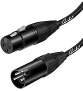Ranch XLR Microphone Cable 10ft Male to Female Balanced 3 PIN XLR Cable for Professional Audio Ap...