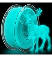 Frucindra PLA 3D Printer Filament, Glow in The Dark Filament 1.75mm, Stronger Lighting Effect, Lu...