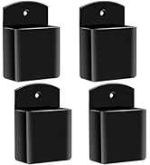 DRQ 4pc Adhesive Remote Control Holder, Wall Mount TV Controller Holder, TV Remote Organizer, Wal...