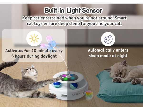Automatic Interactive Kitten Toy