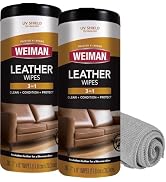 Weiman Leather Cleaner & Conditioner - Cleans, Restores & Protects Leather, UV Protection Prevent...