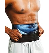 huiming Waist Trimmer for Men Sauna Belt, Neoprene-Free Waist Cincher, Sauna Slimming Belt Sauna ...