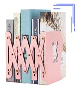 Metal Book Ends for Shelves