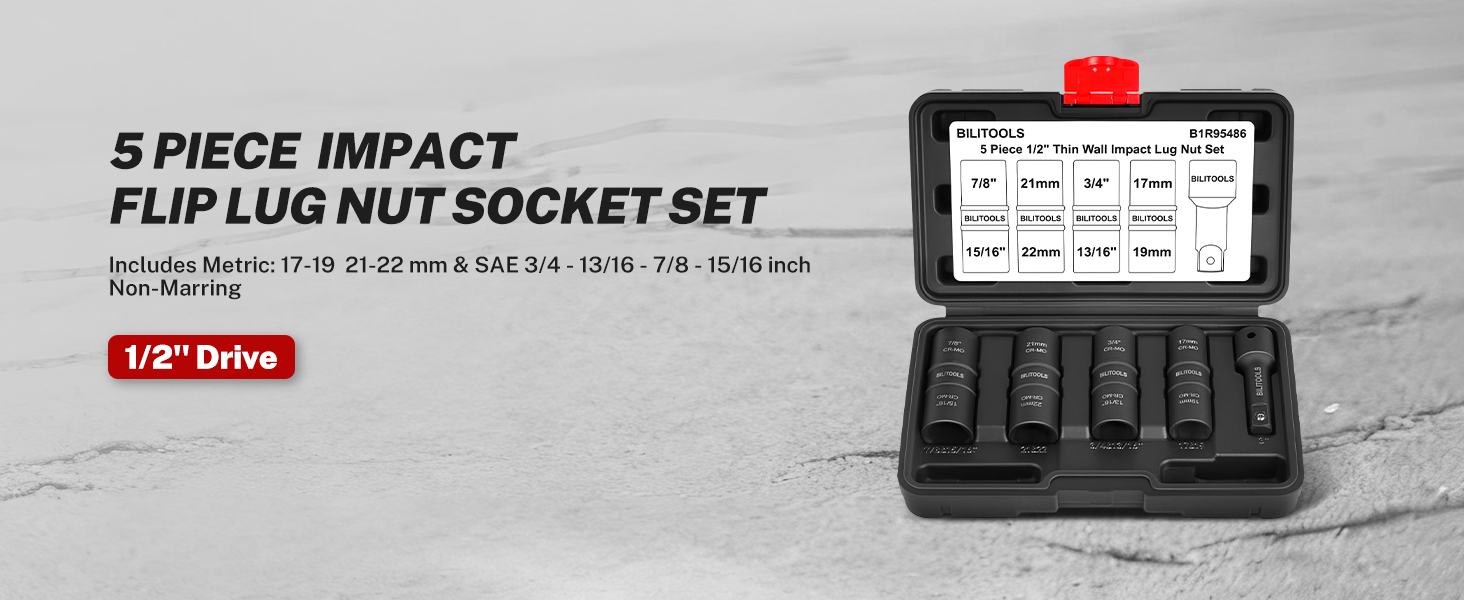 Lug Nut Socket Set