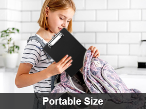 Small Clipboard with Storage 6x9 Clipboard Small Clip Board Nursing Clipboard with Storage Folder