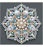 5D DIY Diamond Painting Kits, Pearl Flowers Special Diamond DIY Art Kits for Adults for Home Deco...