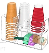 black coffee station organizer