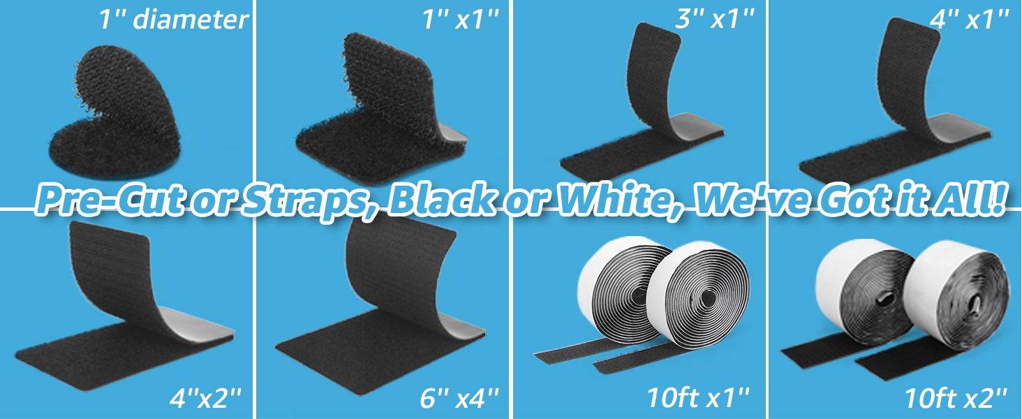 adhesive velcro hook and loop heavy duty strap tape