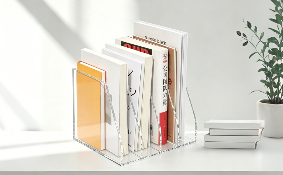 clear magazine organizer