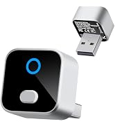 Yunvolx Wireless CarPlay & Android Auto Adapter, Mini Size Plug & Play WiFi 6 & Bluetooth 5.4 Ada...