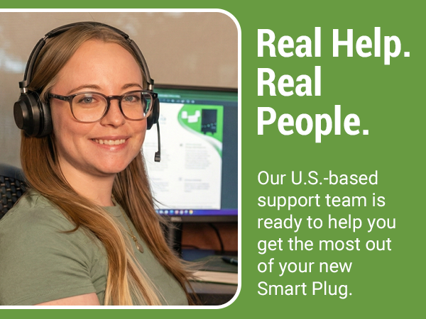Emporia support team member at her desk in Colorado ready to help Emporia smart plug customers.