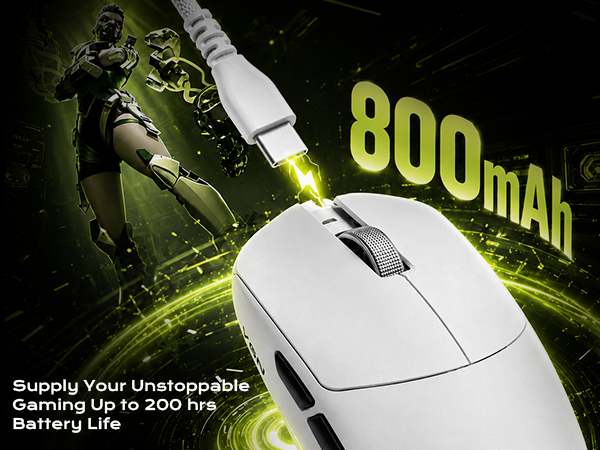 Up to 200 hrs Battery Life