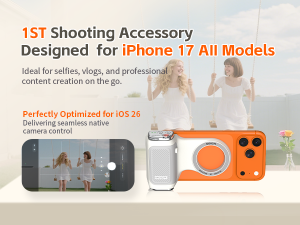 Magnetic grip for iPhone 17