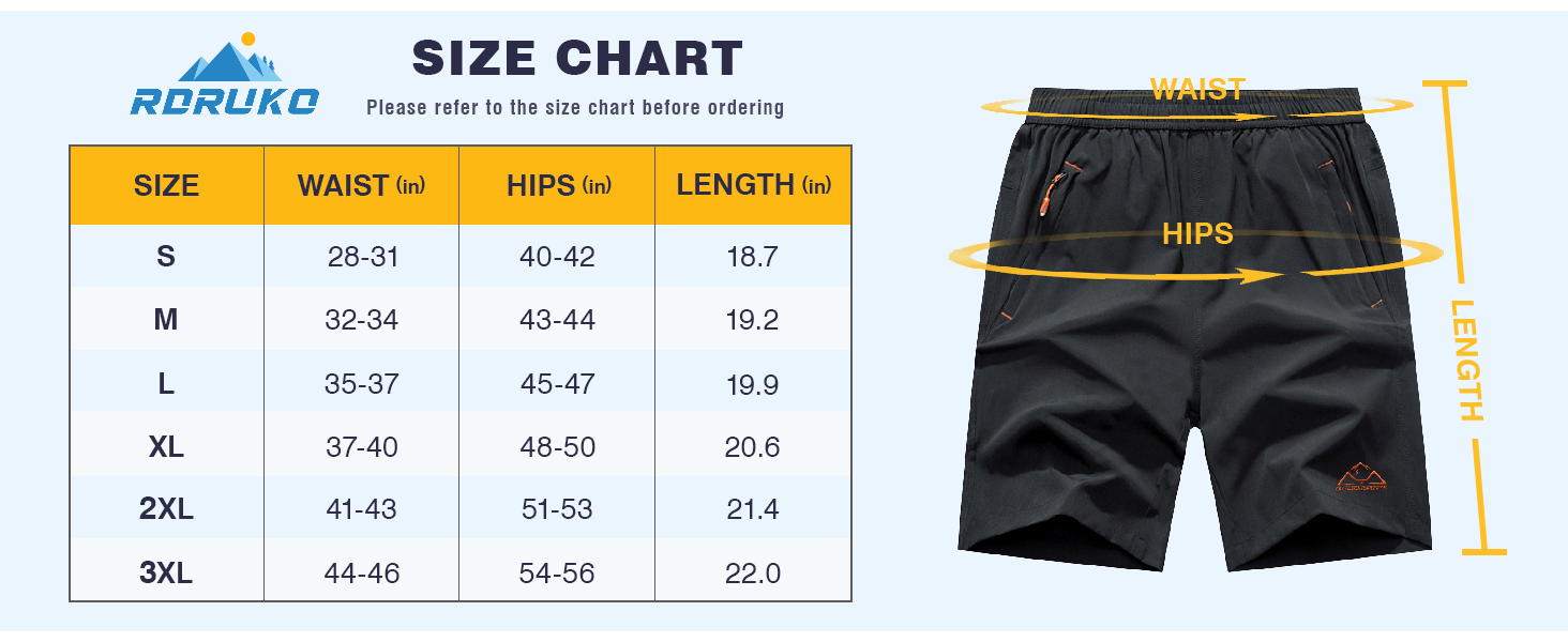 mens quick dry shorts