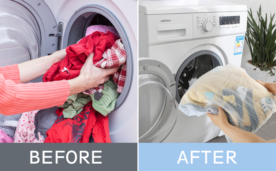 large mesh laundry bags