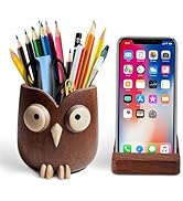 owl pen holder Desk Organizer Decoration Pencil Holder Stand pen holder for desk cell phone stand...