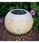 JMEXSUSS Solar Lanterns Outdoor Waterproof, LED Lanterns Decorative Outdoor, Lights Solar Table L...