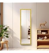 Beauty4U Full Length Mirror Wall Mirror Full Body Dressing Mirror Wall Mounted Hanging for Dorm H...
