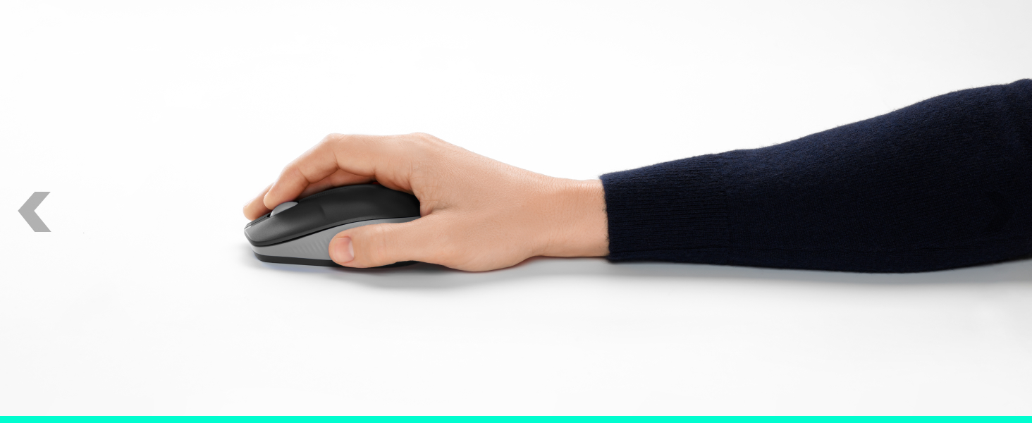 M190 Full Size Ambidextrous Mouse