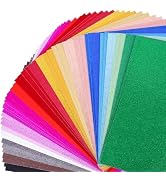 Oleitodh Glitter Colored Cardstock Bulk 100 sheets, 12” x 12” Cardstock Sparkly Paper 25 Assorted...