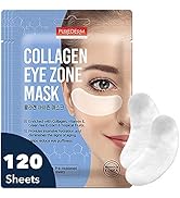 Purederm Deluxe Collagen Eye Mask Collagen Pads For Women 4 Pack Of 30 Sheets/Natural Eye Patches...