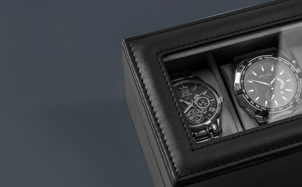 6 slot watch box