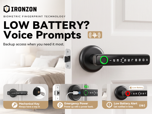 fingerprint door handle lock