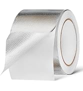 Mikikit Aluminum Foil Duct Tape, Waterproof Heavy Duty Repair Tape, Multipurpose HVAC Tape for Fa...