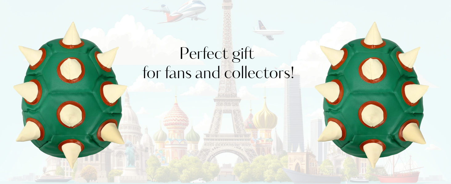 Super Mario Bros Bowser green turtle Shell Backpack