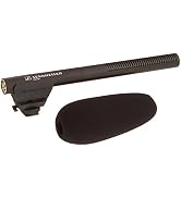 Sennheiser Professional MKE 600 Shotgun Microphone with XLR-3 to 3.5mm Connector for Video Camera...