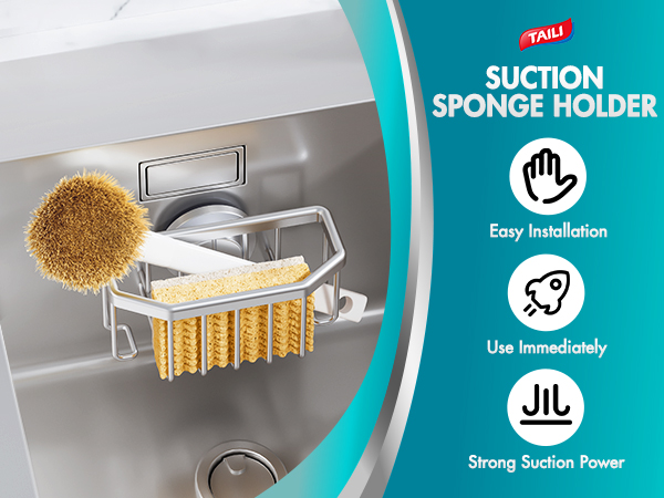 sponge holder for kitchen sink