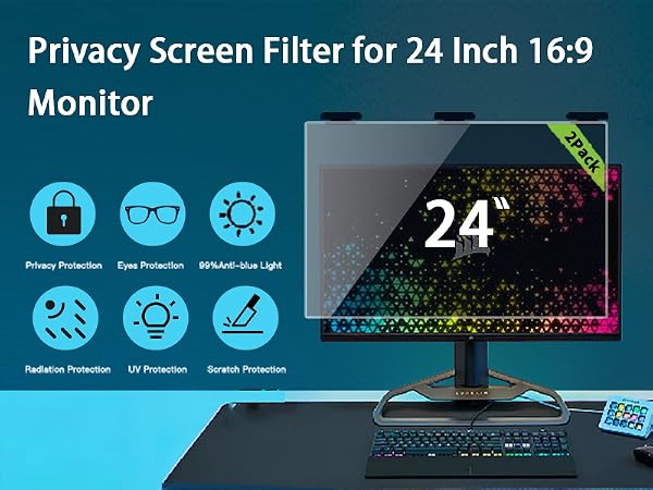 2 Pack Magnetic Privacy Screen