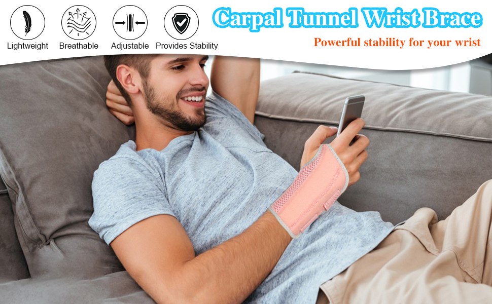 carpal tunnel wrist brace hand support splint braces right left stabilizer thumb splints men women