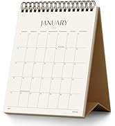 Jotsome Desk Calendar 2026, Small Standing Flip Desktop Calendar From January 2026 to June 2027 f...
