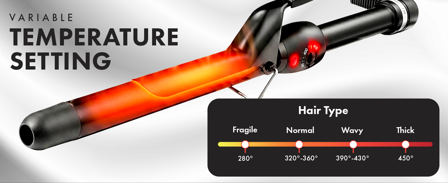 Long Barrel Curling Iron
