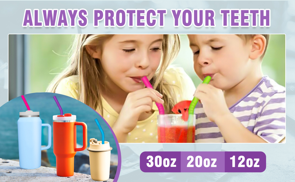 silicone straws