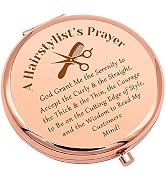 Hair Stylist Gift for Women Hairstylist’s Compact Makeup Mirror Inspirational Gift for Hairstylis...