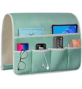 WETRBWEH Remote Control Holder for Armchair Caddy, Couch TV Remote Holder for Bed Storage 5 Pocke...