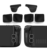 PlayVital Ergonomic Grip Kit for Steam Deck – Silicone Back Button Enhancement Kit & Anti-Slip Tr...