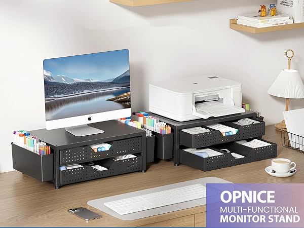 monitor stand for desk organizers and accessories computer stand riser office organization desktop