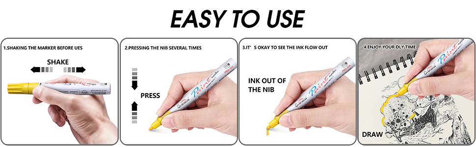 Easy to use Overseas paint markers