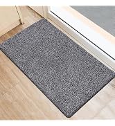 BEAU JARDIN Indoor Doormat Super Absorbent Mud Front Door Mat 28"x18" Latex Backing Non Slip for ...