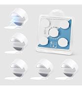 Maveek 5 Sets Magnetic Cable Management Clips with Discs, Adhesive Cable Holder Electrical Wire C...