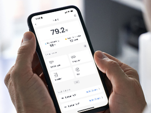 Control using our app.