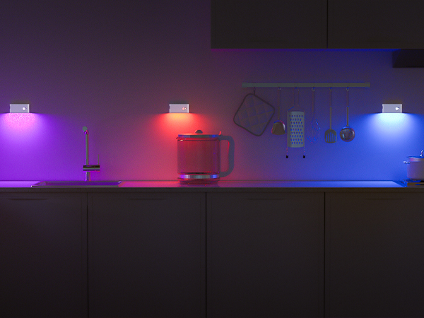 RGB motion sensor night light