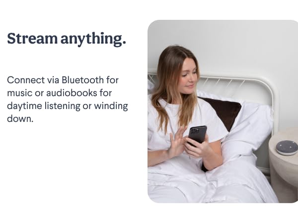 Connect via Bluetooth to stream your favorite content from day to night.