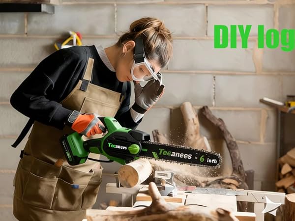 DIY log cutting