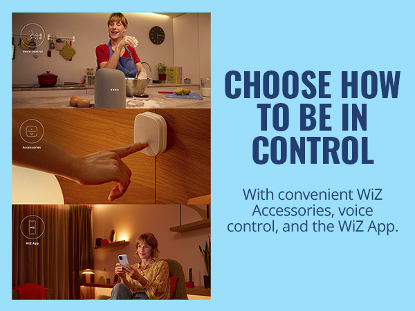 Be in control